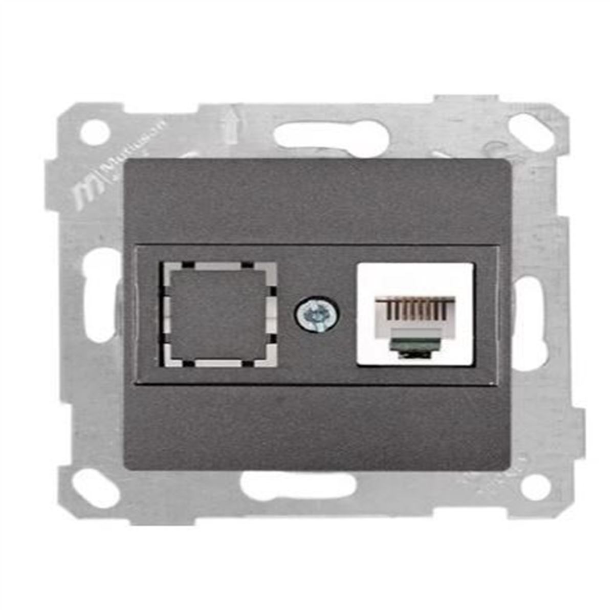 RİTA MEK TUŞ DATA PRİZİ 1*RJ45 (CAT5E) ANTRASİT 1